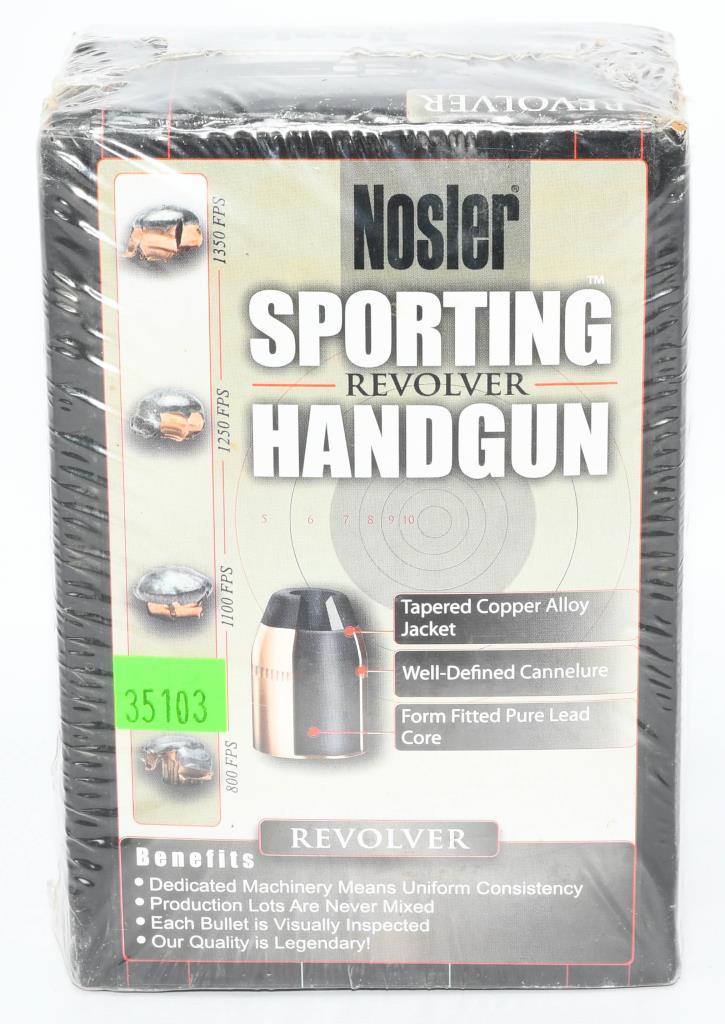 250 Count Of Nosler .44 Cal Reloading Bullet Tips