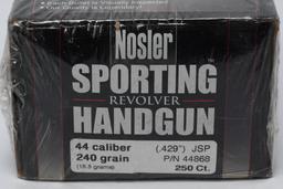 250 Count Of Nosler .44 Cal Reloading Bullet Tips