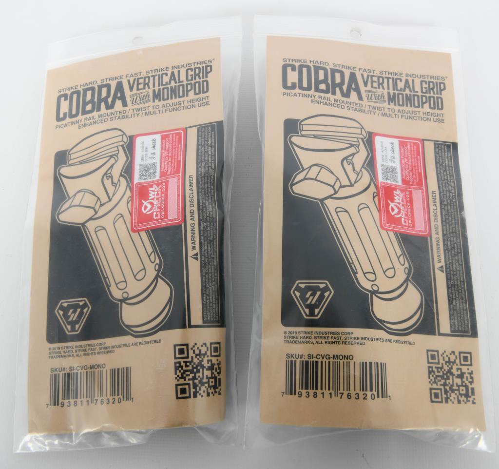 2 New in the Package Cobra Vertical Grips
