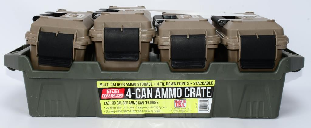 New MTM 4-Can Ammo Crate Combo