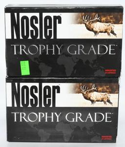 40 Rounds of Nosler .338 Lapua Mag Ammunition
