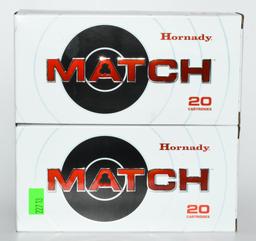 40 Rounds of Hornady 6.5 PRC Match Ammunition