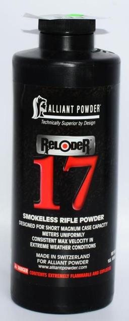 1 LB Of Alliant Powder Reloder 17 Rifle Gun Powder