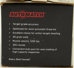 325 Rounds Federal Auto Match .22 LR Ammunition