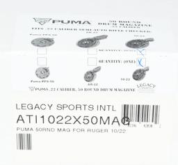 NIB Puma 50 Rd Drum Magazine For Ruger 10/22