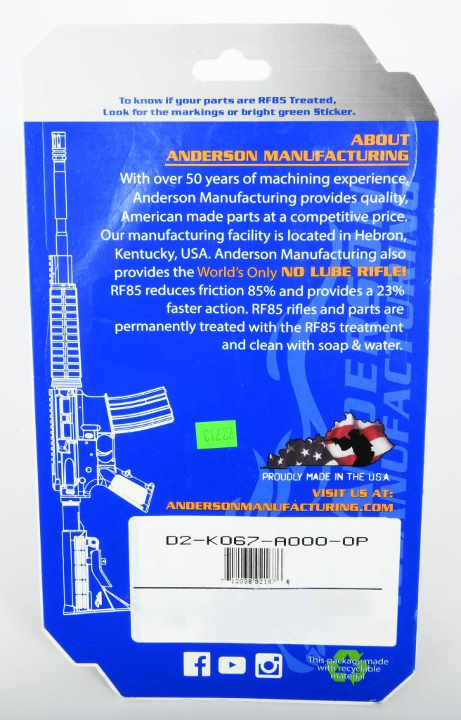 NEW Anderson AM-15 Stripped Lower Receiver