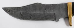 Hand Made Damascus Fixed Blade Knife W/ Sheath