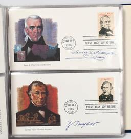 US Medals Of Presidents Set & Book Of First Day