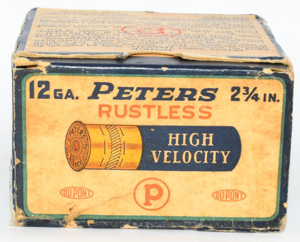 25 Rd Collector Box Of peter's 12 Ga Shotshells