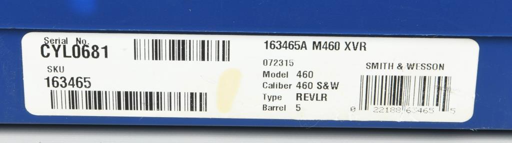 Smith & Wesson Model 460 XVR Stainless .460 S&W