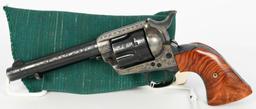 Engraved Colt Single Action Army Revolver .38 SPL