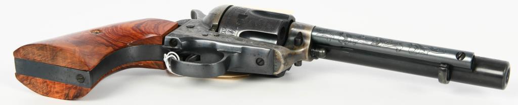 Engraved Colt Single Action Army Revolver .38 SPL