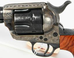 Engraved Colt Single Action Army Revolver .38 SPL