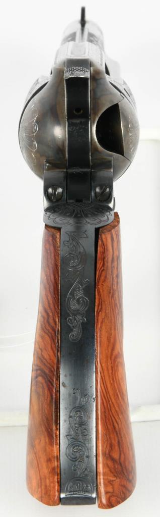 Engraved Colt Single Action Army Revolver .38 SPL