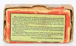 50 Rd Rare Collector Box Peter's .22 Short RF Ammo