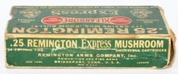 Collector Box Of Remington .25 Rem Ammunition