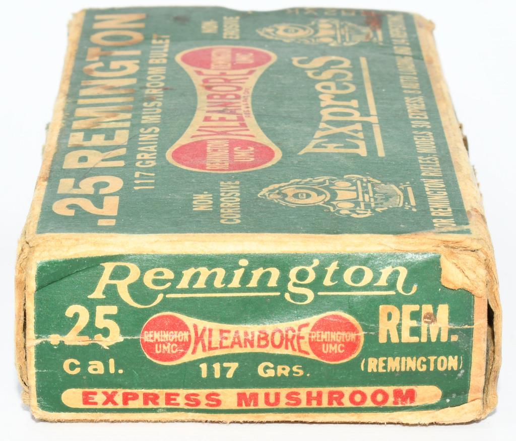 Collector Box Of Remington .25 Rem Ammunition