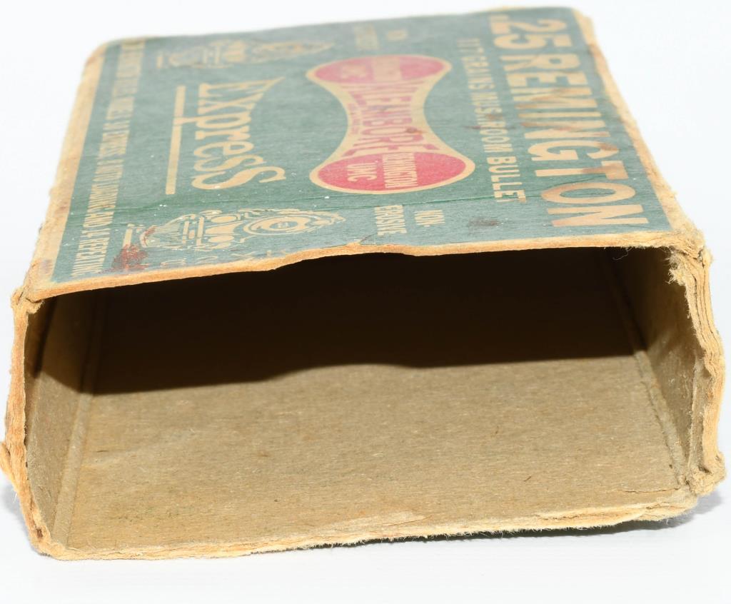 Collector Box Of Remington .25 Rem Ammunition