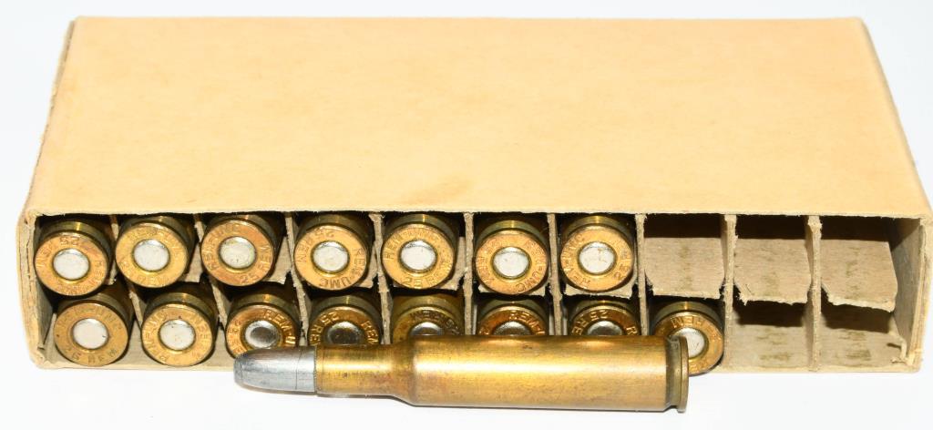 Collector Box Of Remington .25 Rem Ammunition