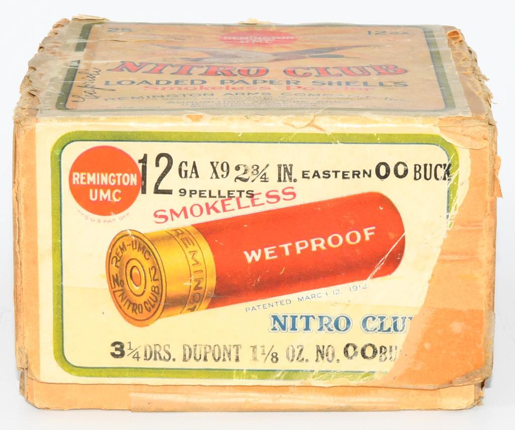 25 Rd Collector Box Remington UMC Nitro Club 12 Ga
