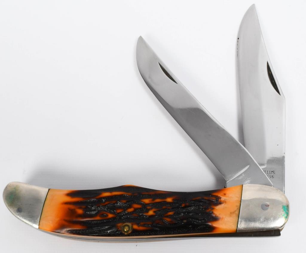 Camillus #26 2 Blade Folding Knife w/sheath