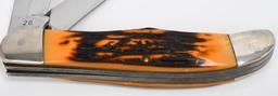 Camillus #26 2 Blade Folding Knife w/sheath