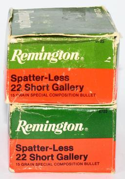 2 Collector Boxes Of Remington .22 Short Gallery