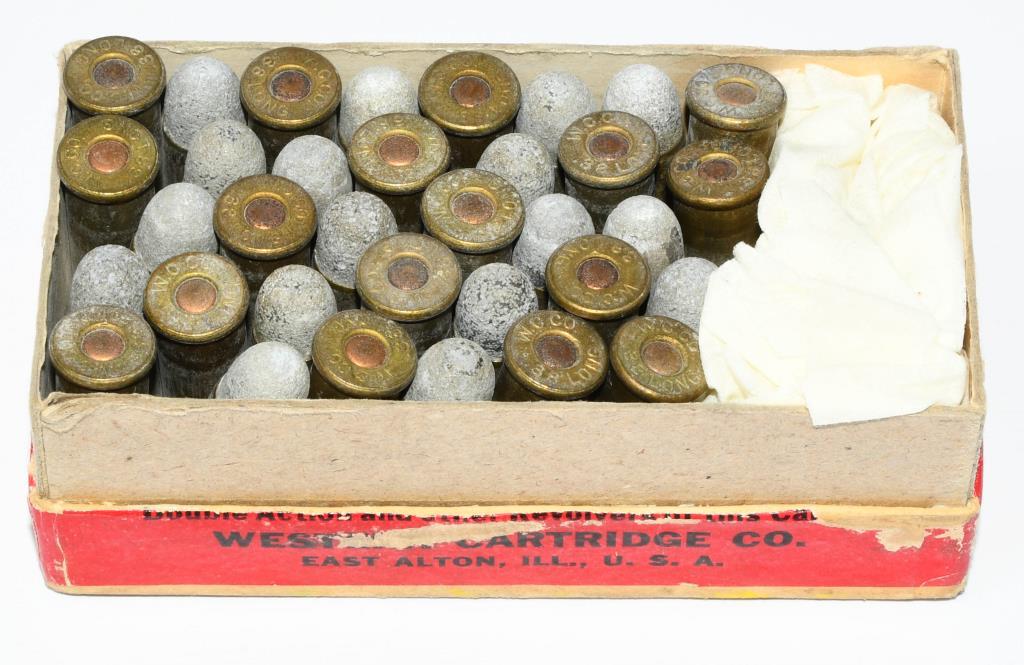 Collector Box Of Western .38 Long Colt Ammunition