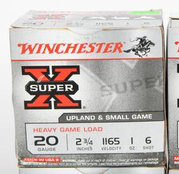 100 rds 20 Gauge Winchester Super X ammunition