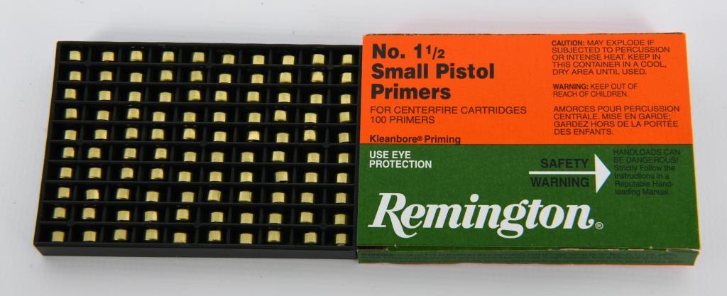 2000 Ct Of Remington # 1 1/2 Small Pistol Primers
