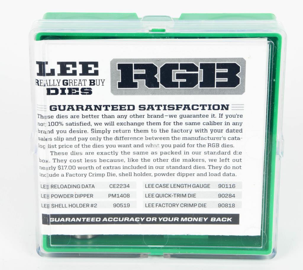 LEE Precision 22/250 Reloading Dies in Container