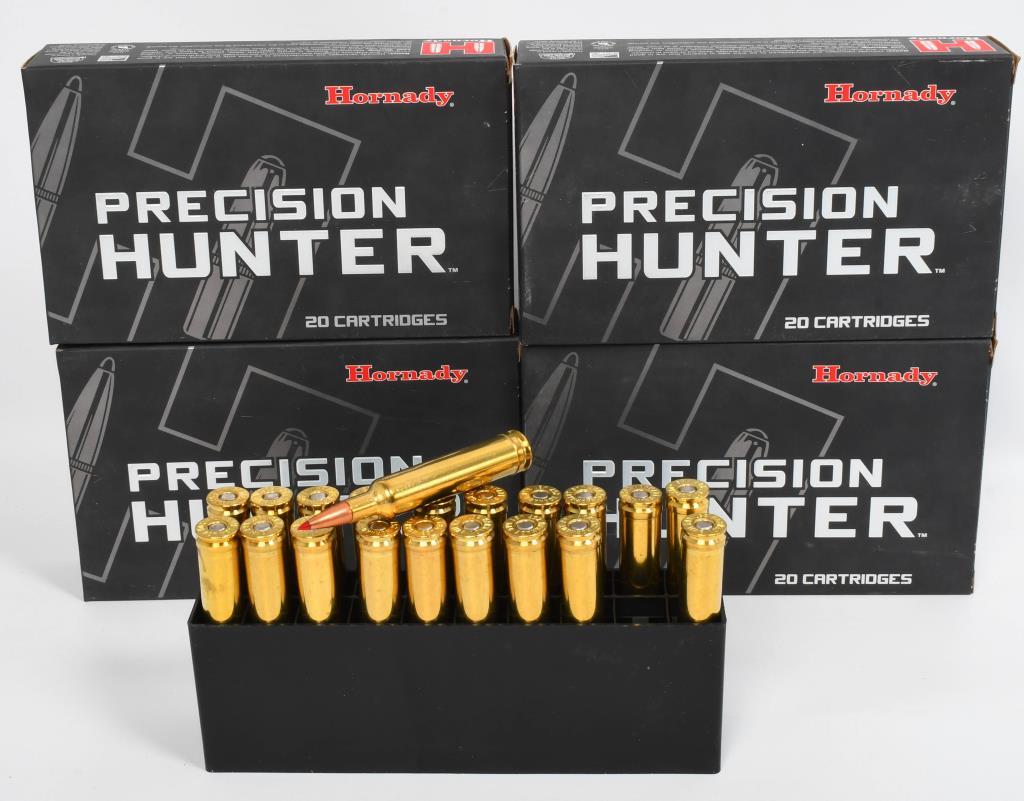 80 Rounds Of Hornady .257 WBY Mag Ammunition