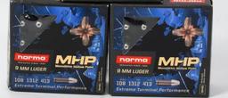 40 Rounds Of Norma MHP 9mm Luger Ammunition