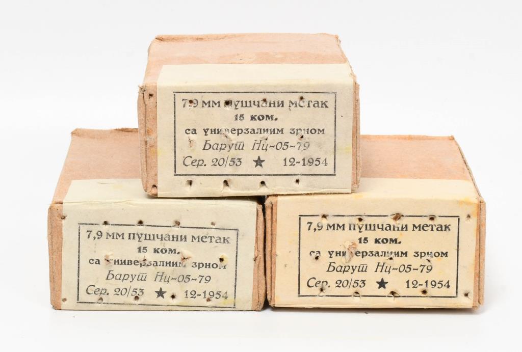 45 Rounds of Military 8mm Mauser Ammunition