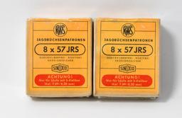 20 Rounds Of RWS 8x57 JRS Ammunition