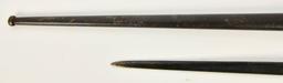 Imperial French Model 1874 Sword Bayonet w/scabbar