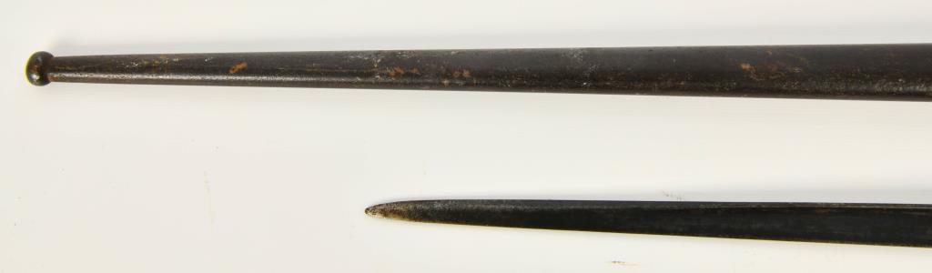 Imperial French Model 1874 Sword Bayonet w/scabbar