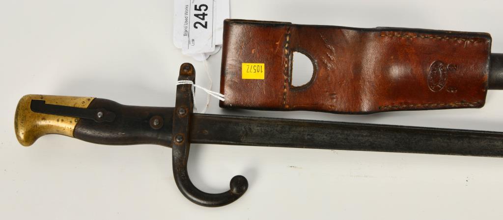 Imperial French Model 1874 Sword Bayonet w/scabbar