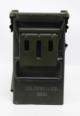 U.S. Army Practice 40 Millimeter Cartridge Can
