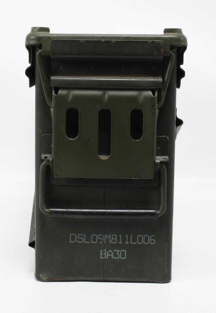 U.S. Army Practice 40 Millimeter Cartridge Can