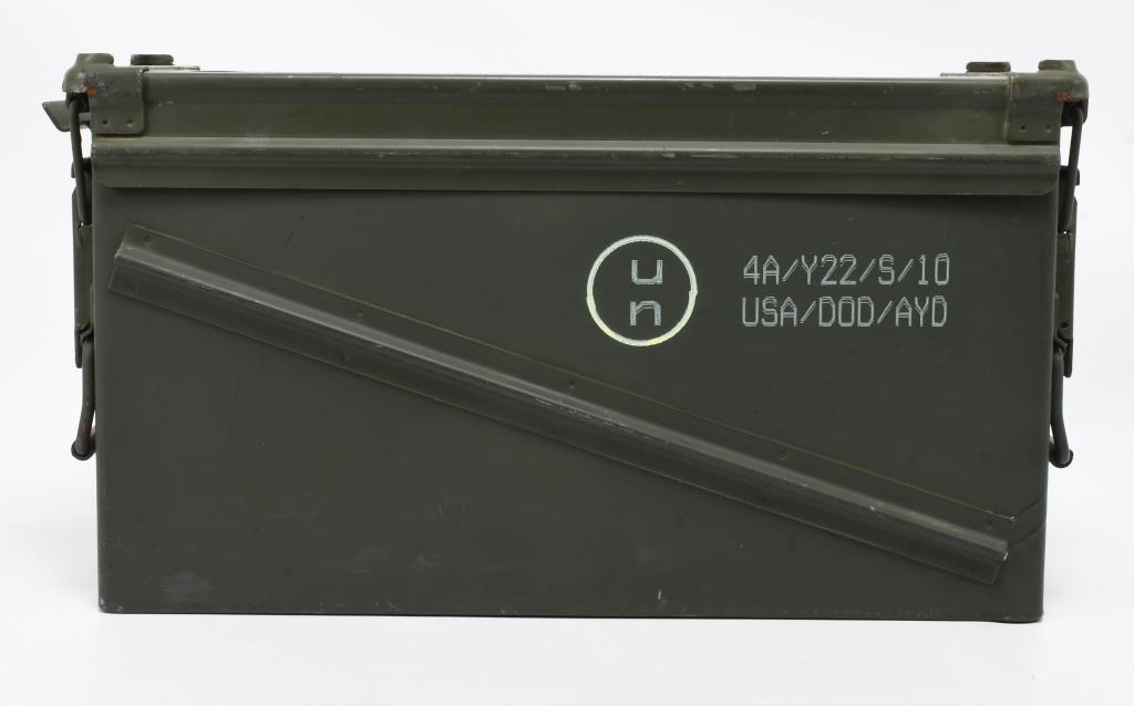 U.S. Army Practice 40 Millimeter Cartridge Can