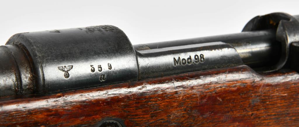 German K98 Mauser 42 Code 8MM Dated 1939