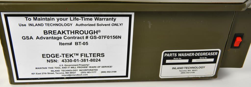 Military IT-15D Degreaser Partswasher