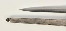 Army Dagger by Clemen & Jung Solingen w/ scabbard