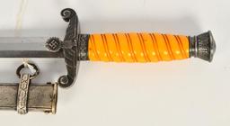 Army Dagger by Clemen & Jung Solingen w/ scabbard