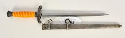 Army Dagger by Clemen & Jung Solingen w/ scabbard