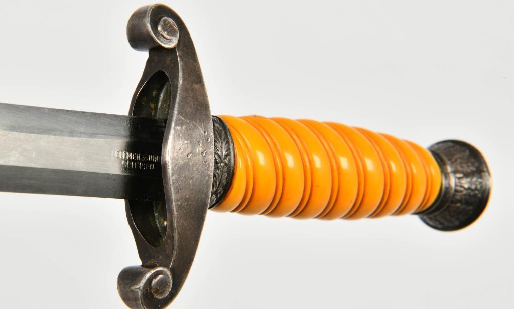 Army Dagger by Clemen & Jung Solingen w/ scabbard