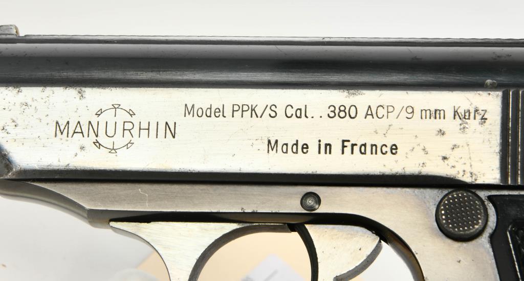Manurhin Walther PPK/S Semi Auto Pistol .380 ACP