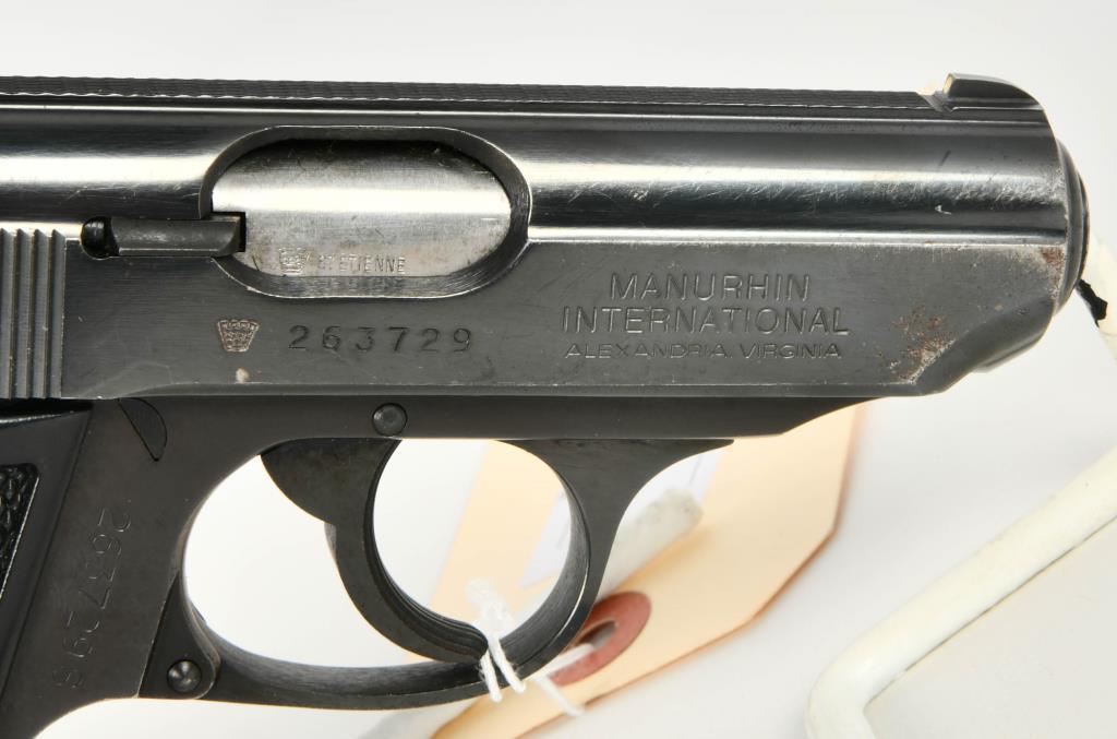 Manurhin Walther PPK/S Semi Auto Pistol .380 ACP