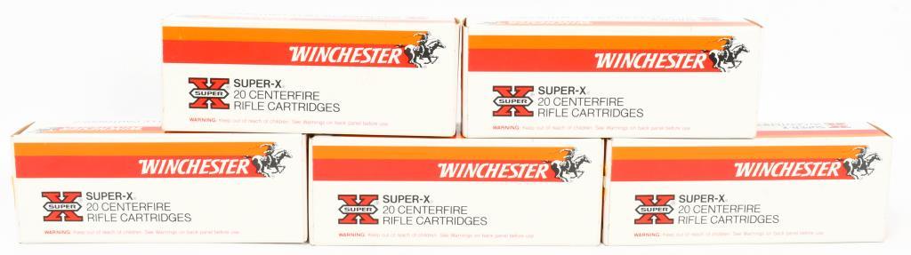 100 Rounds Of Winchester .222 Rem Ammunition